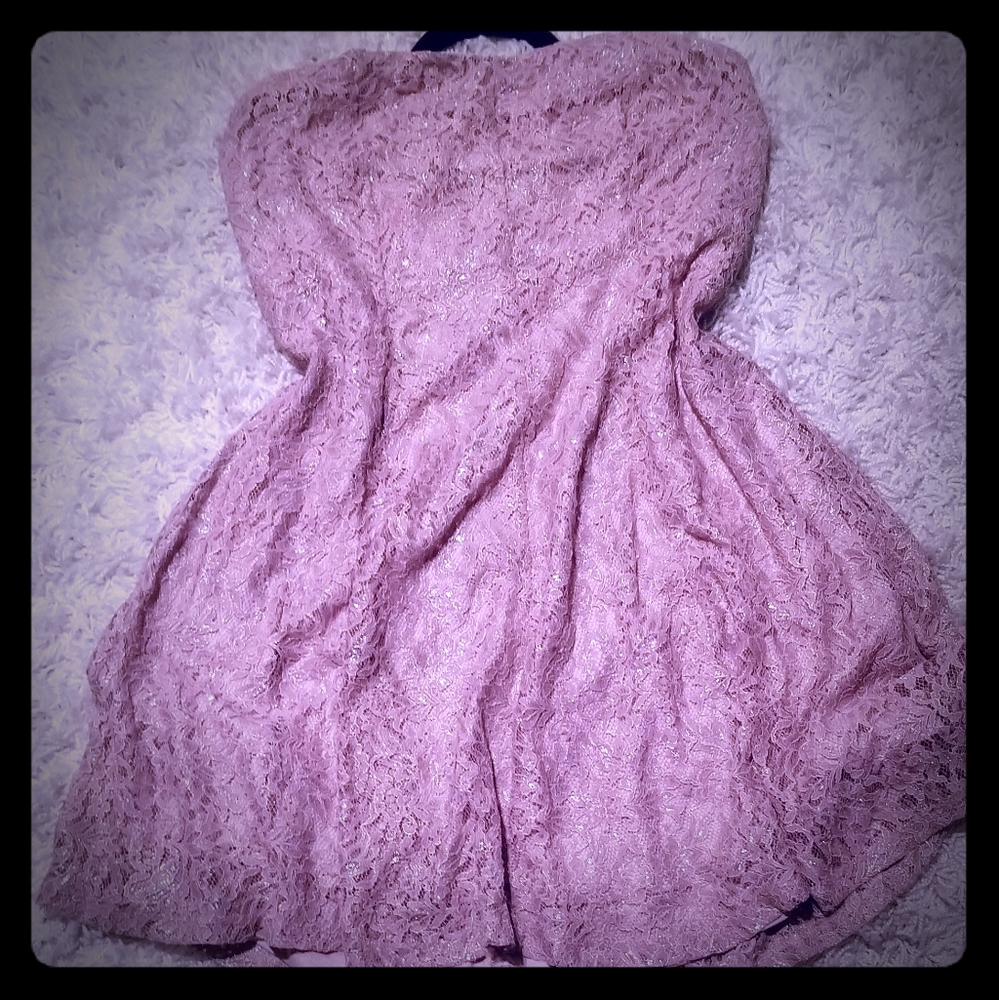 Strapless dress